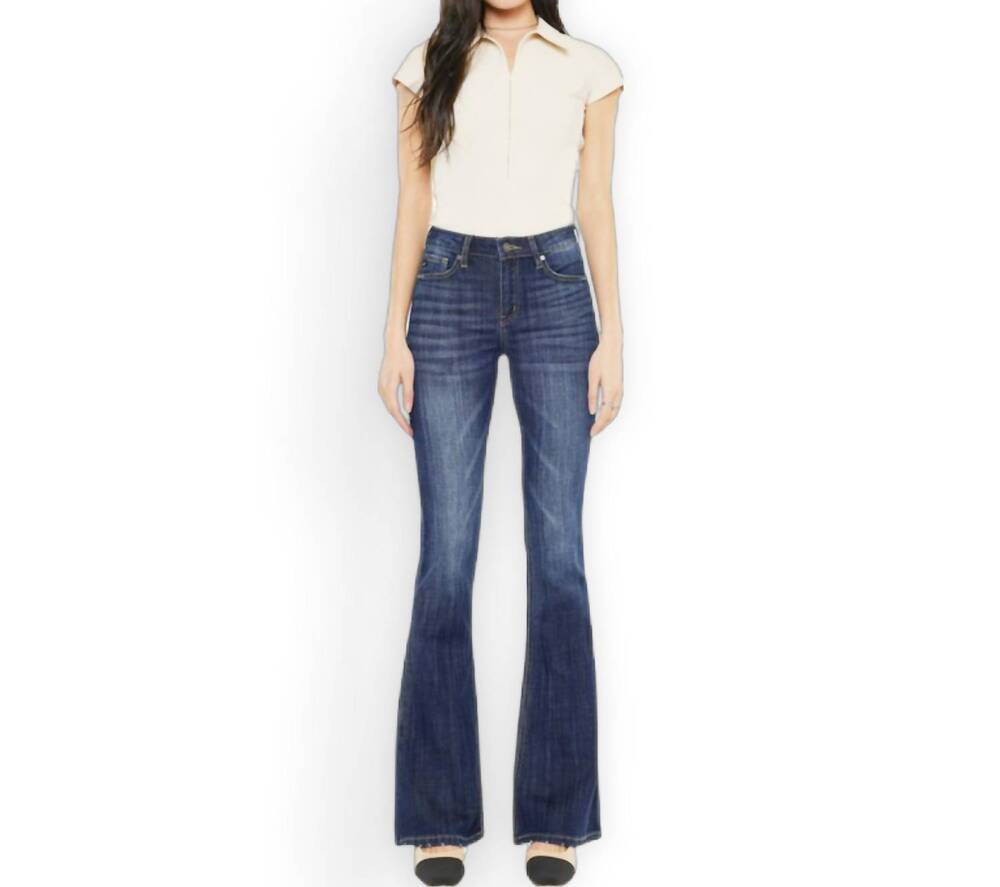 NEW KANCAN heading west flare jeans in blue